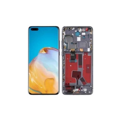 ORIGINAL (Avec chÃssis) Écran LCD NOIR Huawei P40 PRO