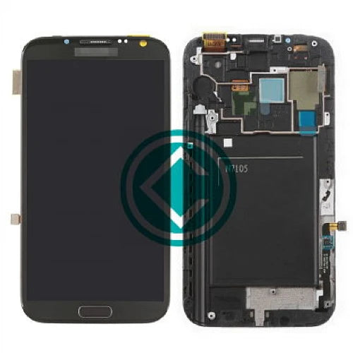 SERVICE PACK (Avec châssis) Ecran LCD SAMSUNG GALAXY NOTE 2 4G/3G (N7105) Gris titane