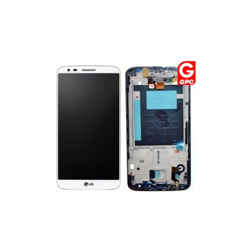 Écran LCD + écran tactile + Cadre - LG G2 (D802) Blanc