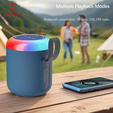 Earldom Vibrant RGB Color Lights Wireless Super Bass Portable Speaker ET-A38