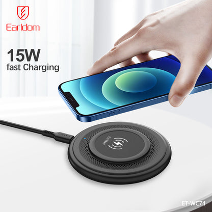 Earldom Desktop Mag Safe Wireless Charger Black ET-WC74