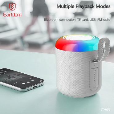 Earldom Wireless Super Bass Portable Speaker White ET-A38