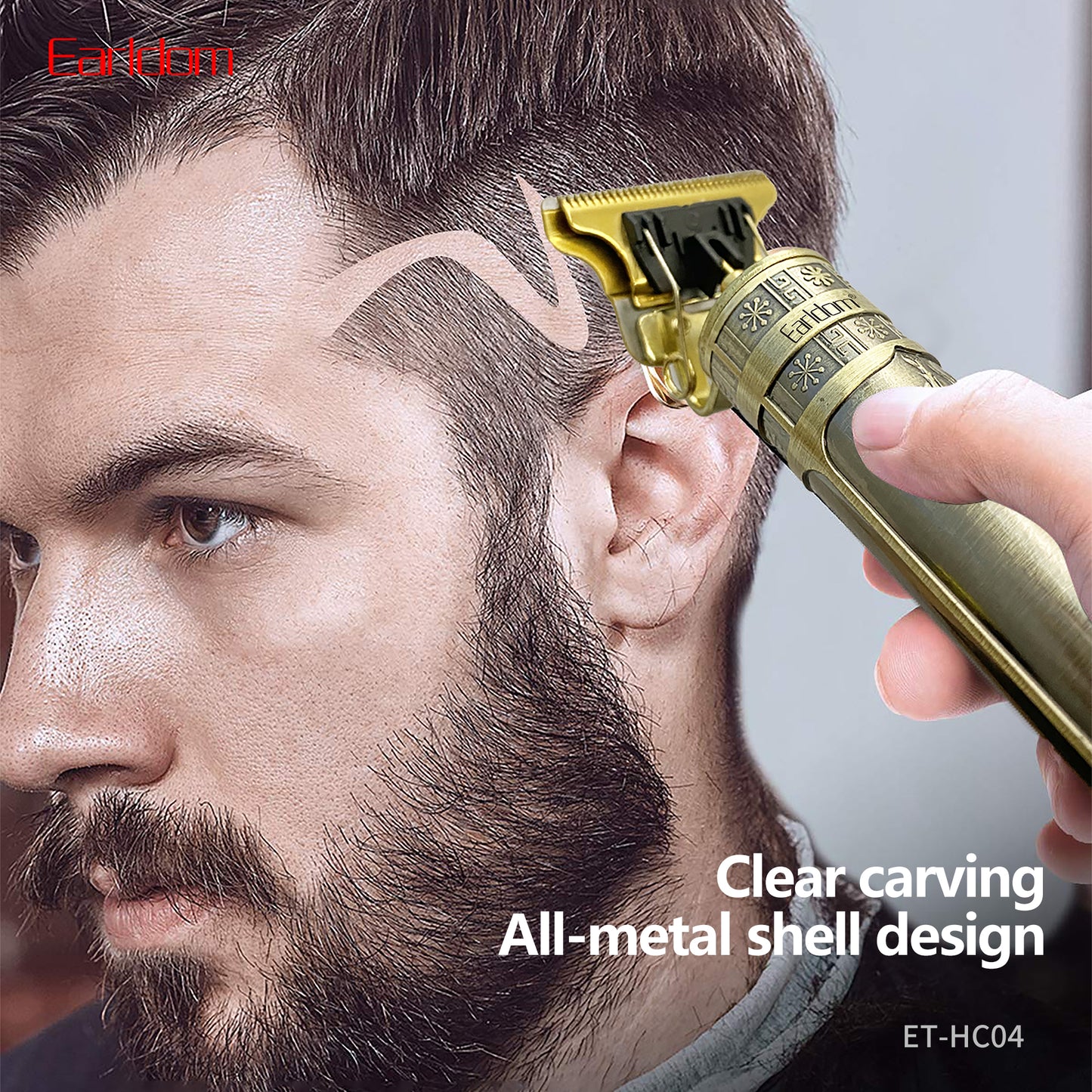 Earldom Dragon hair Clipper Gold ET-HC04