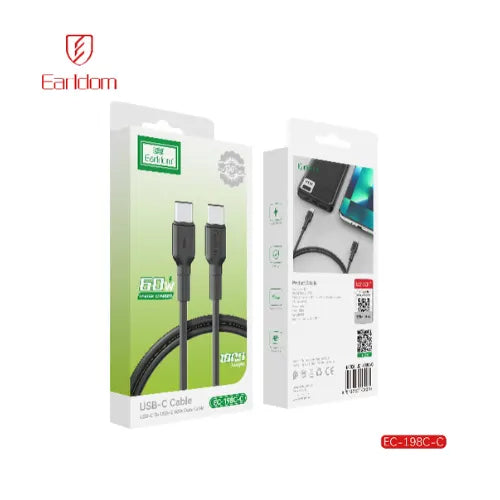 Earldom USB-C to USB-C 60W Data Cable EC-198 C-C (type c-type c)
