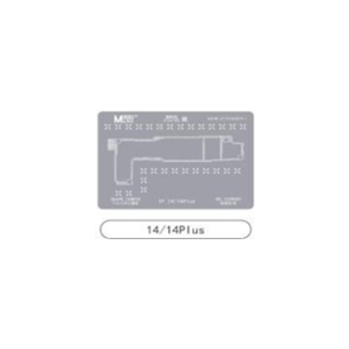 Silver BGA Reballing Stencil Template For iPhone 14/14PLUS