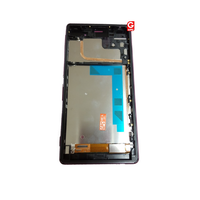 Écran LCD + écran tactile + Cadre - (Tiré A) Sony Xperia Z3 (D6603) Blanc