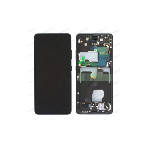 ORIGINAL Reconditionné (Avec châssis) ECRAN LCD SAMSUNG GALAXY S22 5G (S901U) Phantom Noir