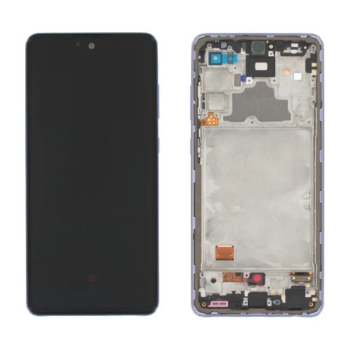 OLED (Avec châssis) Écran LCD Samsung Galaxy A72 4G/5G (A725F / A726B) Violet