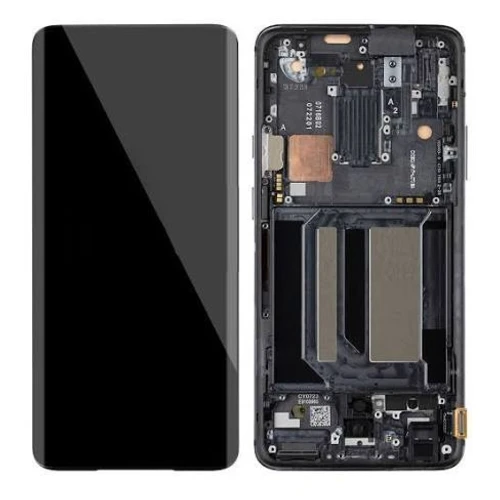 ORIGINAL (Avec châssis) Écran LCD OnePlus 7T PRO 5G Bleu brume