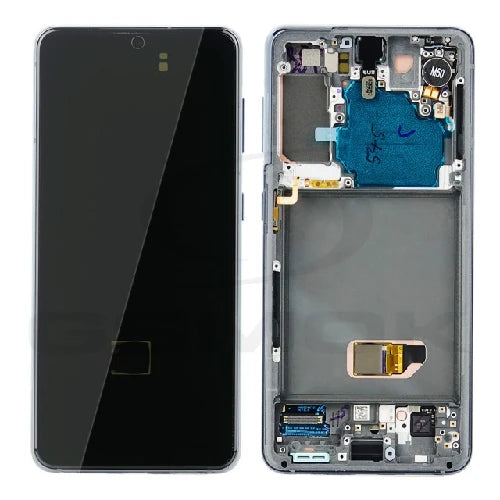 OLED (Avec châssis) ECRAN LCD SAMSUNG GALAXY S21 5G (G991B/U) Phantom Blanc/Argent
