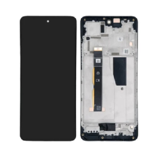 SERVICE PACK (Avec châssis) ÉCRAN LCD Motorola G67 5G (2025) Noir/Phoque arctique