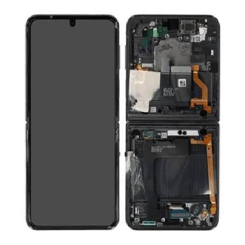 INCELL (Interne) (Avec Châssis) (NON PLIABLE) Écran LCD SAMSUNG GALAXY Z FLIP 3 5G (F711B) Noir fantôme
