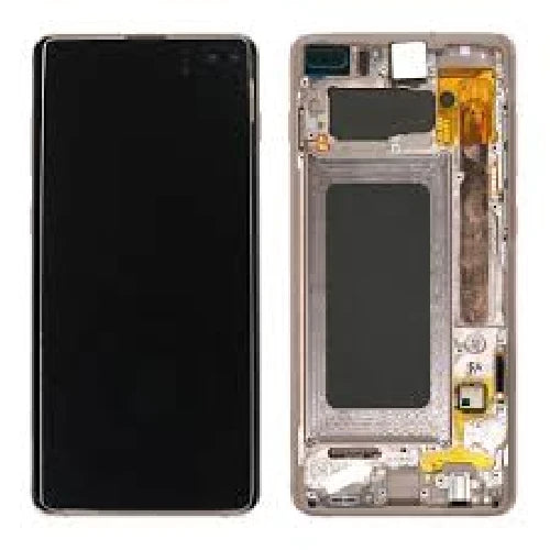 SERVICE PACK (Avec châssis) ECRAN LCD SAMSUNG GALAXY S10 PLUS (G975F/U) Flamant Rose