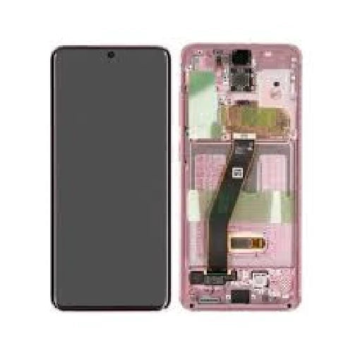 SERVICE PACK (Avec châssis) ECRAN LCD SAMSUNG GALAXY S20 4G/5G (G980F / G981B) Nuage Rose