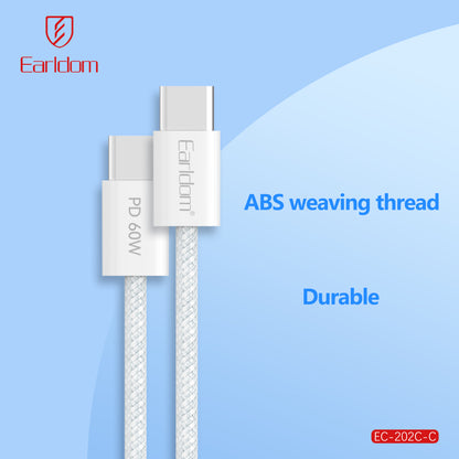 Earldom Charging Data Cable White EC-202C-C
