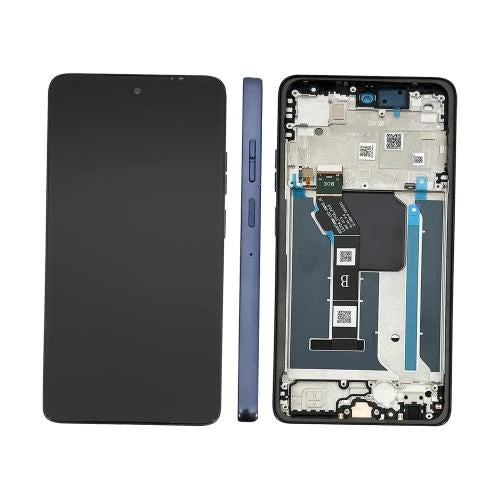 ORIGINAL (Avea châssis) ÉCRAN LCD Motorola G56 5G (2025) Huître noire