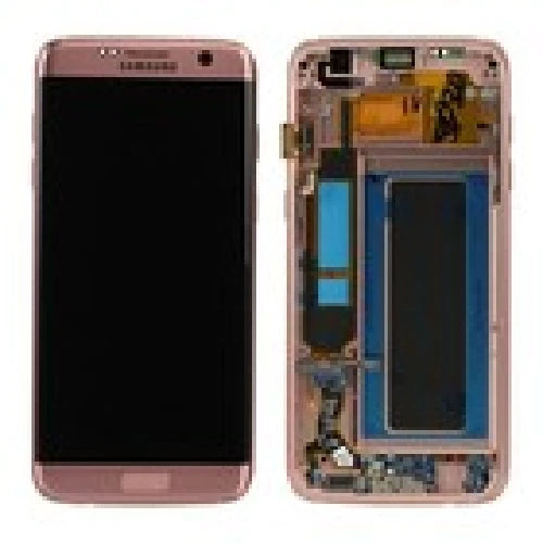 SERVICE PACK (Avec châssis) ECRAN LCD SAMSUNG GALAXY S7 EDGE (G935F) Rose or