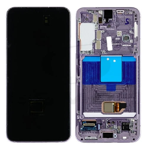 SERVICE PACK (Avec châssis) ECRAN LCD SAMSUNG GALAXY S22 5G (S901B) Or Rose / Violet