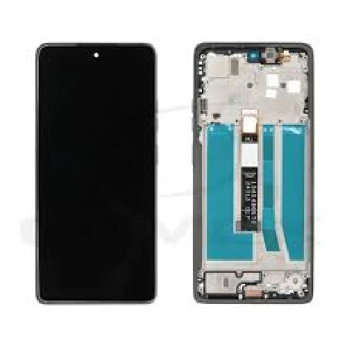 SERVICE PACK (Avec châssis) ÉCRAN LCD Motorola G75 5G (2025) Noir/Gris anthracite