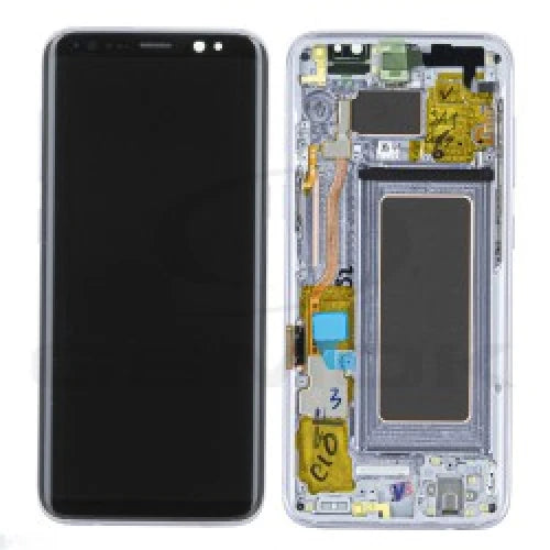 SERVICE PACK (Avec châssis) ECRAN LCD SAMSUNG GALAXY S8 (G950F/U) Violet / Orchidée Gris