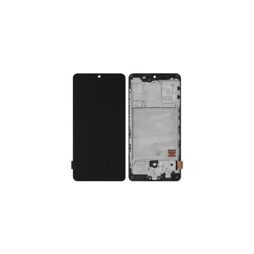 OLED (Avec châssis) Écran LCD Samsung Galaxy A41 (A415F) Noir Prisme Crush