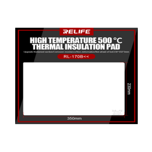 Coussin isolant thermique haute température Relife 350x230/type B RL-170B 350*230 mm