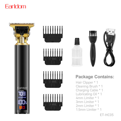 Earldom Techshine Hair Clipper Black  ET-HC05