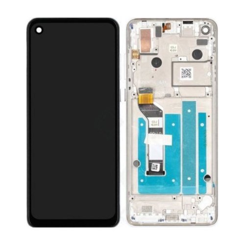 Écran LCD + écran tactile + Cadre - 5D68C14738 - Motorola One Action (XT2013) White