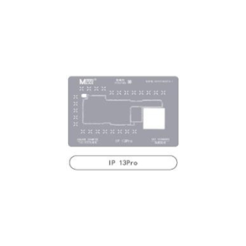 Silver BGA Reballing Stencil Template For iPhone 13PM