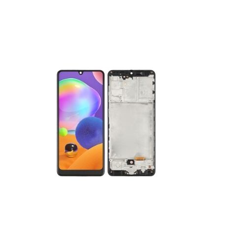 OLED (Avec châssis) Écran LCD Samsung Galaxy A31 (A315F) Noir Prisme Crush