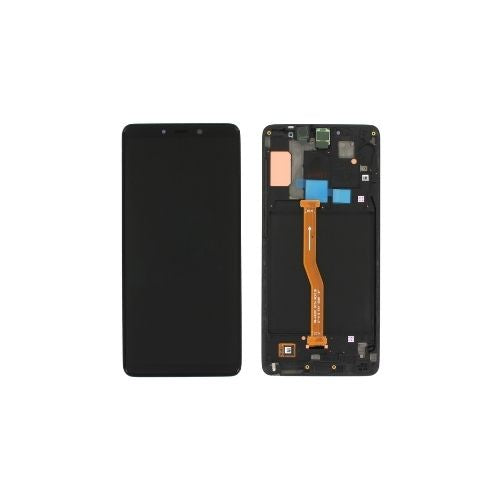 SERVICE PACK (Sans châssis) Écran LCD Caviar Noir Samsung Galaxy A9 2018 (A920F)