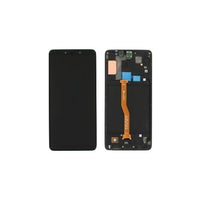 SERVICE PACK (Sans châssis) Écran LCD Caviar Noir Samsung Galaxy A9 2018 (A920F)