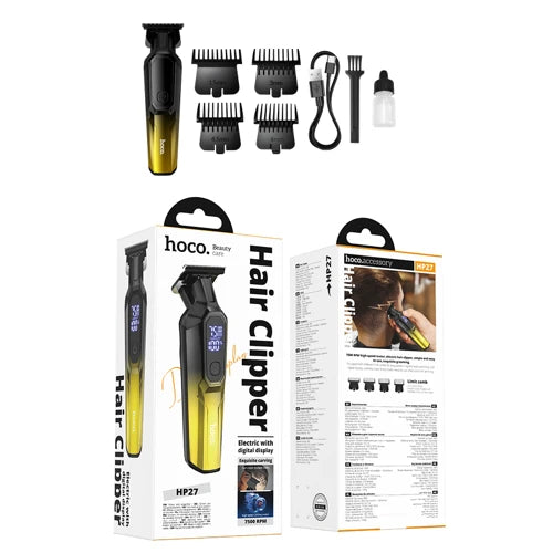 Hoco HP27 Engraving electric hair clipper - gold