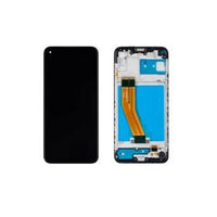ORIGINAL (Avec châssis) Écran LCD Noir Samsung Galaxy A11 (A115F)