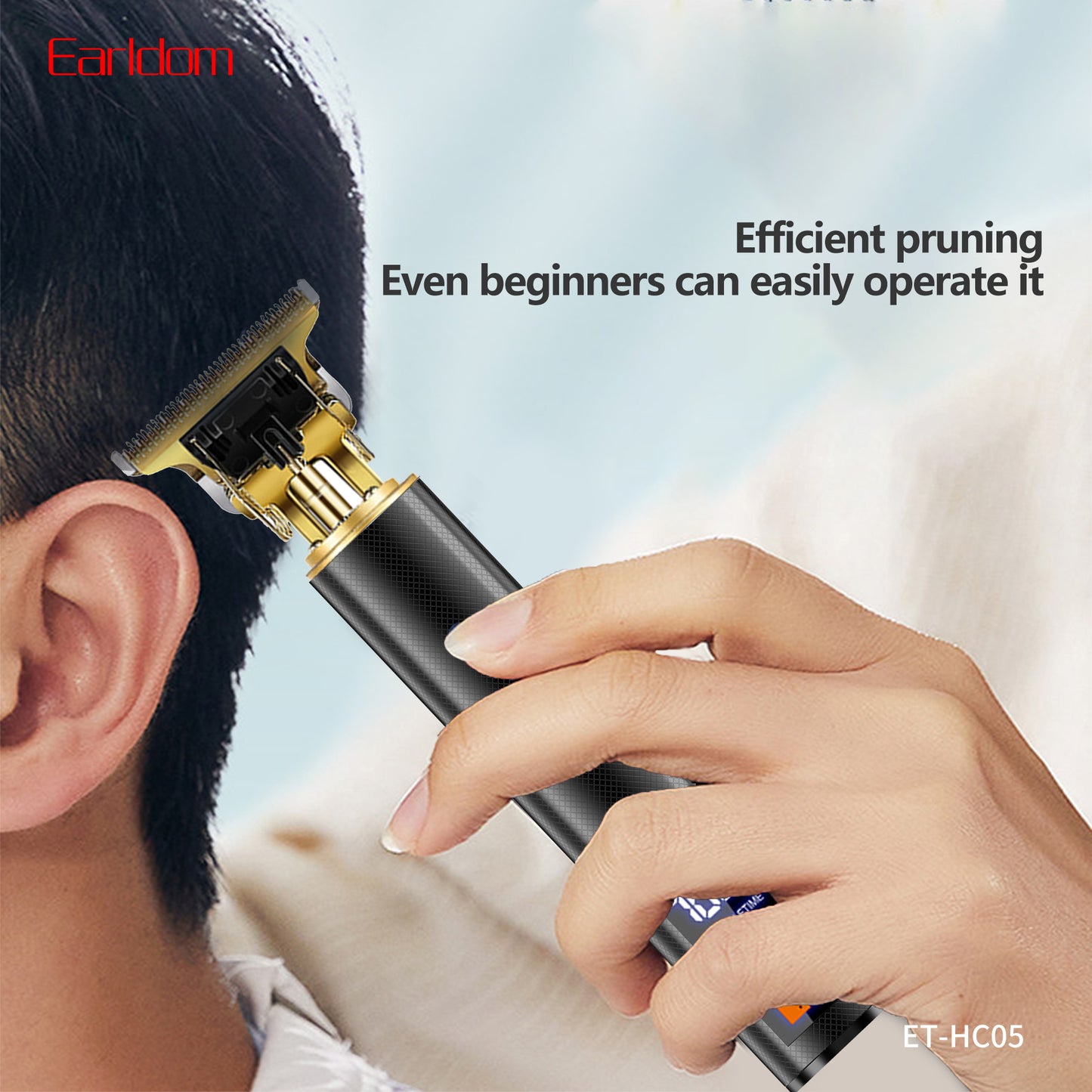 Earldom Techshine Hair Clipper Black  ET-HC05