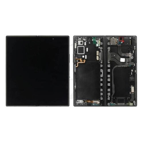 ORIGINAL Reconditionné (Interne) (Avec Châssis) ÉCRAN LCD SAMSUNG GALAXY Z FOLD 8 ULTRA 5G (F976U) Noir / Graphite