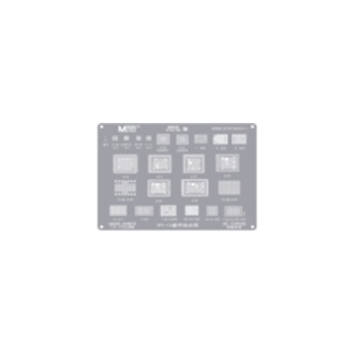 Gabarit de rebillage BGA argenté pour IP7-14