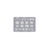 Gabarit de rebillage BGA argenté pour IP7-14