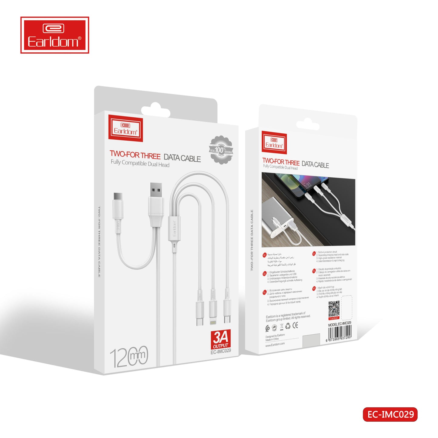 Support magnétique universel Earldom noir EH252