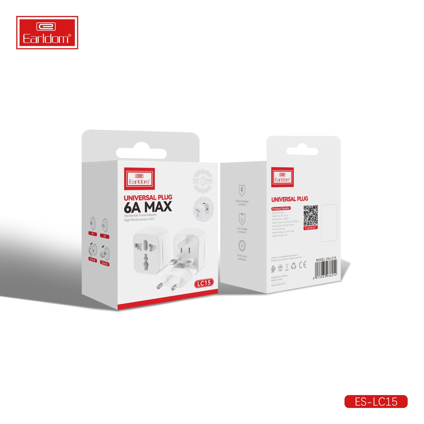 Casque sans fil Earldom BT5.3 B07 Noir