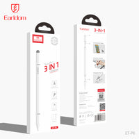 Stylo à dessin magique Earldom en silicone avec bille métallique blanche P3