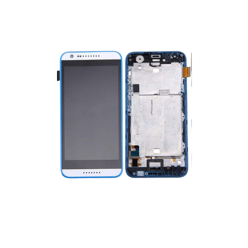 Écran LCD + écran tactile + Cadre 80H01951-00 HTC Desire 620 Blanc-Bleu