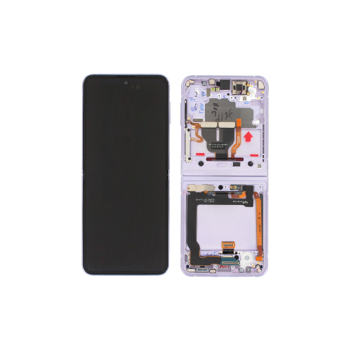 ORIGINAL Reconditionné (Interene) (Sans Châssis) ÉCRAN LCD SAMSUNG GALAXY Z FLIP 3 5G (F711B/F711U) Noir fantôme