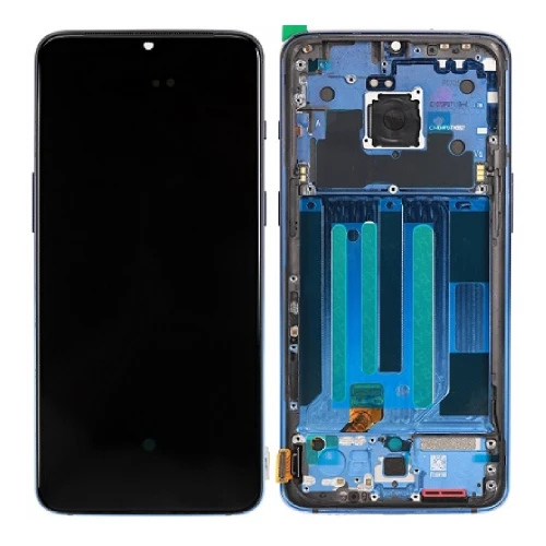 OLED (Avec châssis) Écran LCD OnePlus 7 Bleu miroir