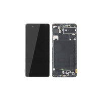 SERVICE PACK (Avec châssis) Écran LCD Noir Prisme Crush Samsung Galaxy A71 4G (A715F)