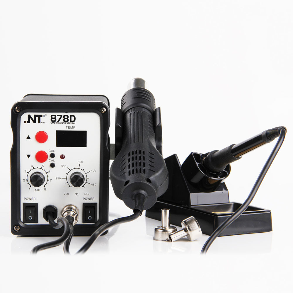Station de soudage et de retouche NT 878D 2 en 1