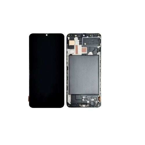 SERVICE PACK (Avec châssis) Écran LCD Noir Samsung Galaxy A70 (A705F)