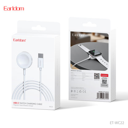 Earldom USB-C Watch Charging Cable White ET-WC22