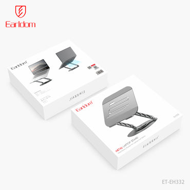 Earldom Metal Laptop Stand Grey ET-EH332