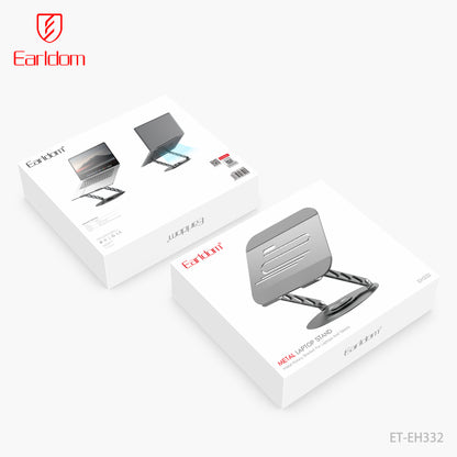 Earldom Metal Laptop Stand Grey ET-EH332
